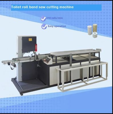 Used 80 Cuts / Min 220mm Toilet Tissue Band Saw Cutting Machine