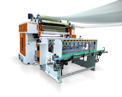 ποιότητας  V FOLD Hand Towel & Professional V FOLD Facial Tissue Production Line for Tissue Industries with automatic transfer unit εργοστάσιο