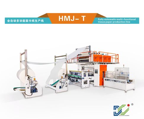 V FOLD Hand Towel & Professional V FOLD Facial Tissue Production Line for Tissue Industries with automatic transfer unit