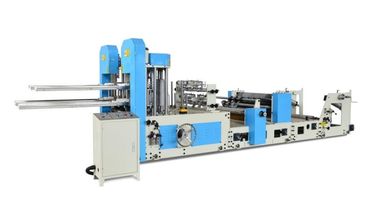 1/4 1/6 1/8 Napkin Folding Machine With Embossing Function Glue Lamination