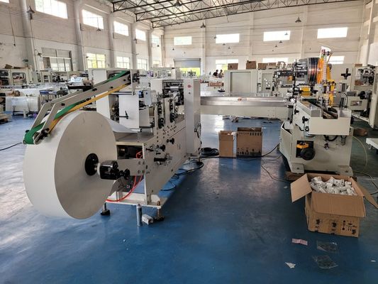 Η γραμμή παραγωγής χάρτινης πετσέτας 28-32gm*1ply για το ιστό του προσώπου με 200mm εύπλαστο μέγεθος και παροχή ρεύματος 380V/50Hz
