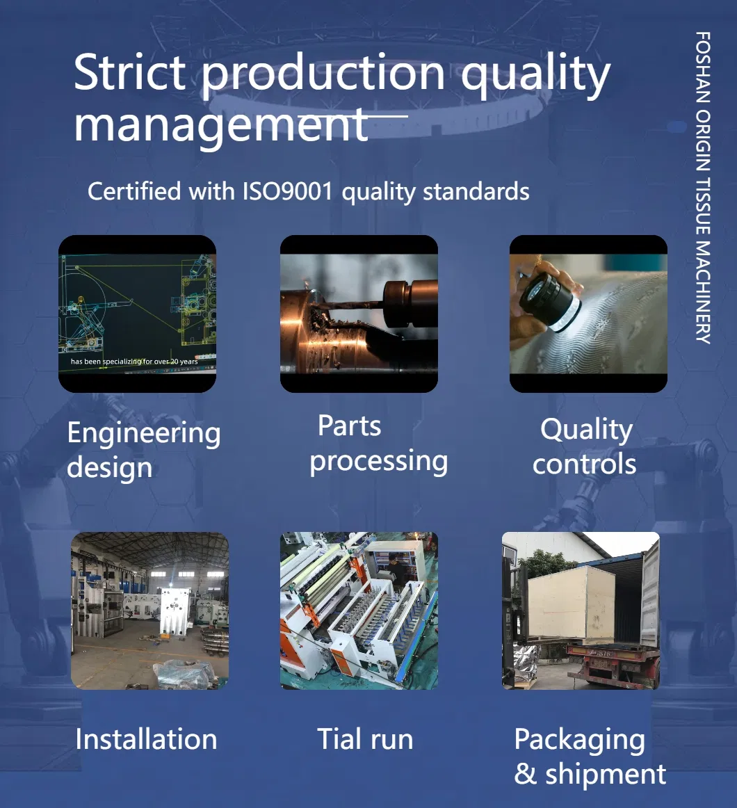 Επαναστατικοποιήστε την κατασκευή σας με την προηγμένη μας γραμμή παραγωγής χαρτιού τουαλέτας 8